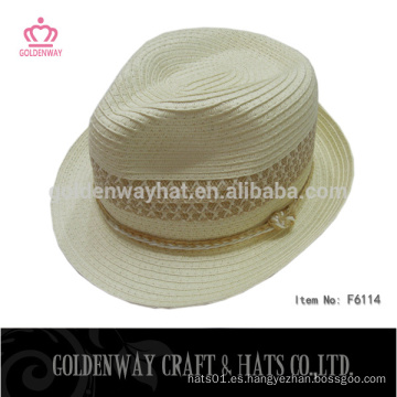 Verano trilby fedora sombrero hecho a medida por encargo